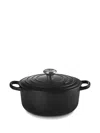 Le Creuset Cocotte Cast Iron Casserole Dish In Schwarz