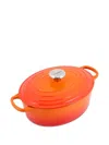 Le Creuset Cocotte Handled Casserole (4.1l) In Orange