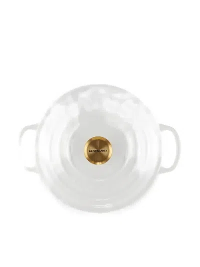 Le Creuset Cocotte Handled Casserole (6.7l) In White