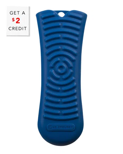 Le Creuset Cool Tool Signature Handle Sleeve With $2 Credit In Blue