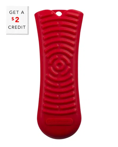 Le Creuset Cool Tool Signature Handle Sleeve With $2 Credit In Red