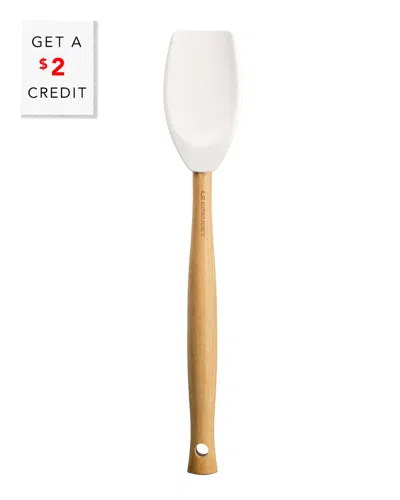 Le Creuset Craft Series Spatula Spoon With $2 Credit In Neutral