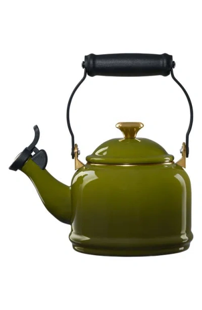 Le Creuset Demi Tea Kettle In Olive