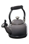Le Creuset Demi Tea Kettle In Oyster/silver