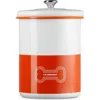 Le Creuset Dog Treat Jar In Orange