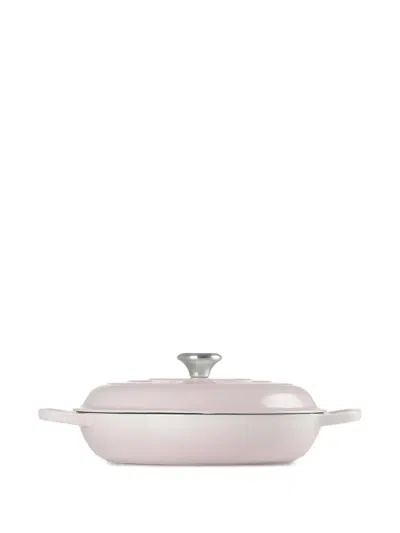 Le Creuset 더블 핸들 얕은 캐서롤 In Pink