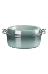 Le Creuset Enamel Cast Iron Doufeu In Blue