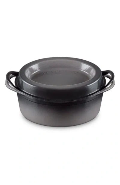 Le Creuset Enamel Cast Iron Doufeu In Gray