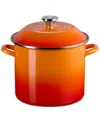 Le Creuset Enamel On Steel 10-qt. Stockpot In Flame