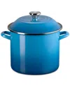 Le Creuset Enamel On Steel 10-qt. Stockpot In Gray