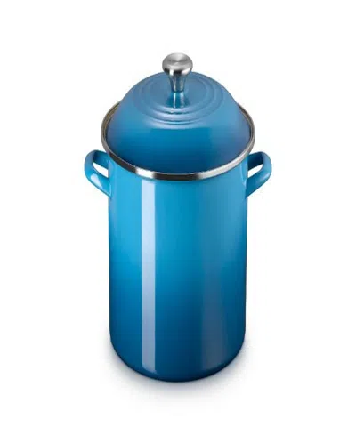 Le Creuset Enamel On Steel 12-quart Classic Round Stockpot In Blue