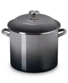 Le Creuset Enamel On Steel 12-quart Classic Round Stockpot In Gray