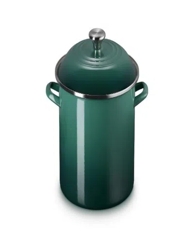 Le Creuset Enamel On Steel 12-quart Classic Round Stockpot In Green