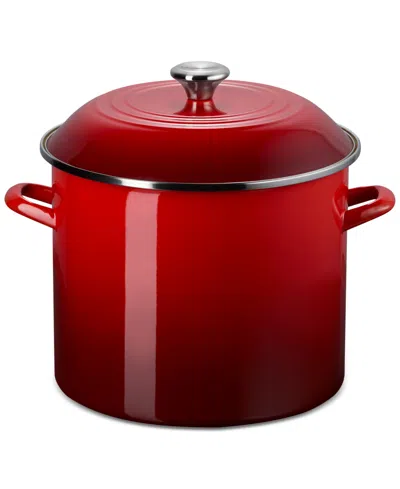 Le Creuset Enamel On Steel 16-qt. Stockpot In Red
