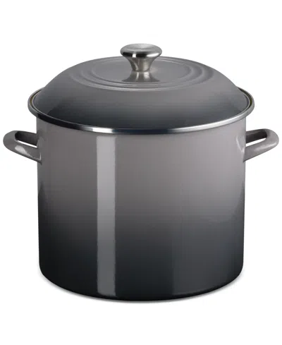 Le Creuset Enamel On Steel 16-qt. Stockpot In Gray