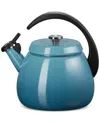 Le Creuset Enamel On Steel 2.2 Qt. Cloche Tea Kettle In Caribbean
