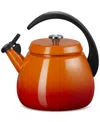 Le Creuset Enamel On Steel 2.2 Qt. Cloche Tea Kettle In Flame
