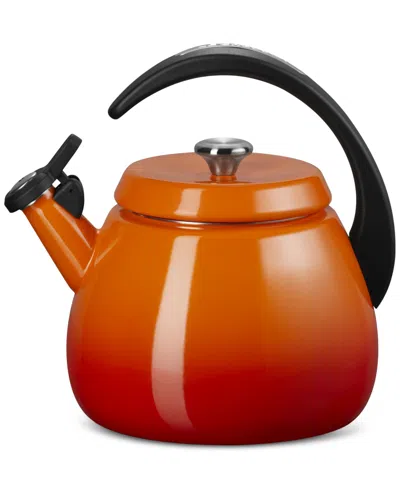 Le Creuset Enamel On Steel 2.2 Qt. Cloche Tea Kettle In Flame