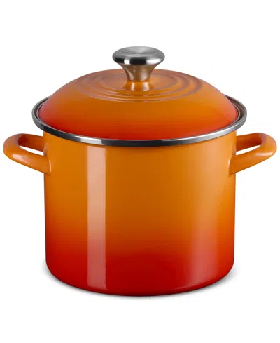 LE CREUSET ENAMEL ON STEEL 6-QT. STOCKPOT