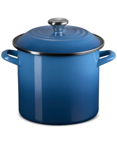 Le Creuset Enamel On Steel 8-qt. Stockpot In Blue