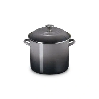 Le Creuset Enamel On Steel Classic Round Stockpot, 12 Qt. In Gray