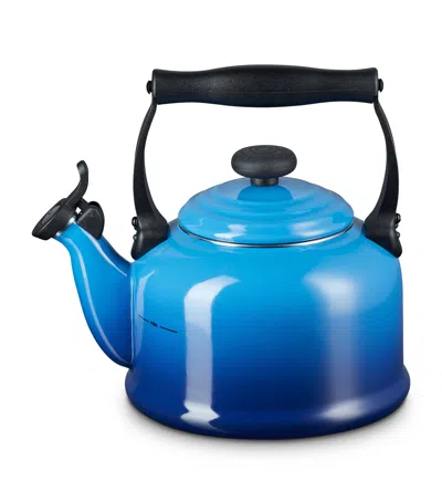 Le Creuset Enamel Traditional Kettle In Blue