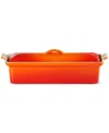 Le Creuset Enameled Cast Iron 2 Qt. Traditional Rectangular Terrine In Orange