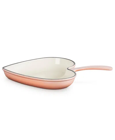 Le Creuset Enameled Cast Iron 2-quart Traditional Heart Skillet In Pink