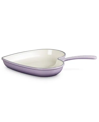 Le Creuset Enameled Cast Iron 2-quart Traditional Heart Skillet In Purple