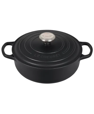 Le Creuset Enameled Cast Iron 3.5-qt. Sauteuse Round Oven In Licorice