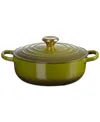 Le Creuset Signature 3.5-quart Sauteuse Oven In Olive