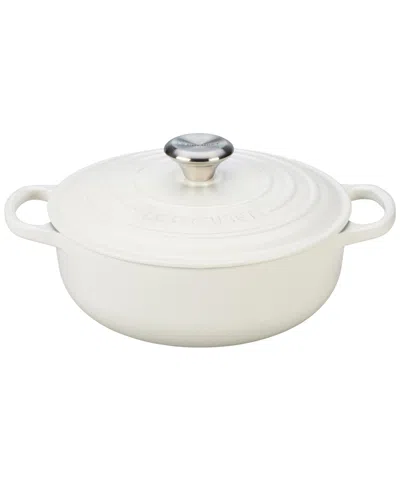 Le Creuset Enameled Cast Iron 3.5-qt. Sauteuse Round Oven In White