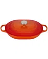 Le Creuset Enameled Cast Iron 3.75-qt. Oval Casserole With Lid In Orange