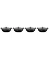 Le Creuset Enameled Cast Iron 4-pc. Covered Mini Round Braiser Set In Matte Black