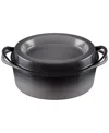 Le Creuset Enameled Cast Iron 7.25-qt Traditional Oval Doufeu Dutch Oven In Gray