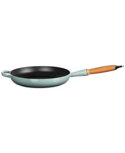 Le Creuset Enameled Cast Iron Alpine Wood Handle 2.25-qt. Fry Pan In Sea Salt