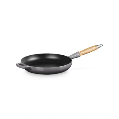 Le Creuset Enameled Cast Iron Alpine Wood Handle Fry Pan, 2.25qt. - Flame In Oyster