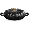 Le Creuset Enameled Cast Iron Pumpkin Braiser In Black