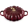 Le Creuset Cast Iron Pumpkin Shallow Casserole Dish In Brown