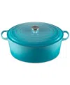 Le Creuset Enameled Cast Iron Signature 15.5-qt. Oval Dutch Oven In Caribbean