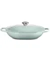 Le Creuset Enameled Cast Iron Signature 3.75-quart Oblong Dutch Oven With Lid In Blue