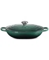 Le Creuset Enameled Cast Iron Signature 3.75-quart Oblong Dutch Oven With Lid In Green