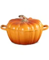 Le Creuset Enameled Cast Iron Signature 4 Qt. Pumpkin Dutch Oven With Lid In Orange