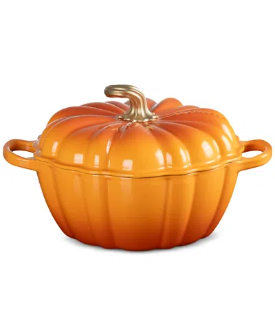 Le Creuset Enameled Cast Iron Signature 4 Qt. Pumpkin Dutch Oven With Lid In Orange