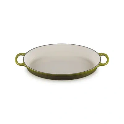 Le Creuset Enameled Cast Iron Signature Oval Baker, 3 Qt. - In Olive