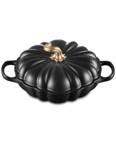 Le Creuset Enameled Cast Iron Signature Pumpkin Braiser, 2.75 Qt. In Licorice