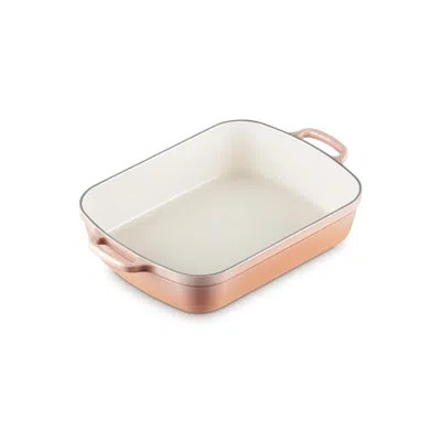 Le Creuset Enameled Cast Iron Signature Rectangular Roaster, 5.25qt., Peche In Orange