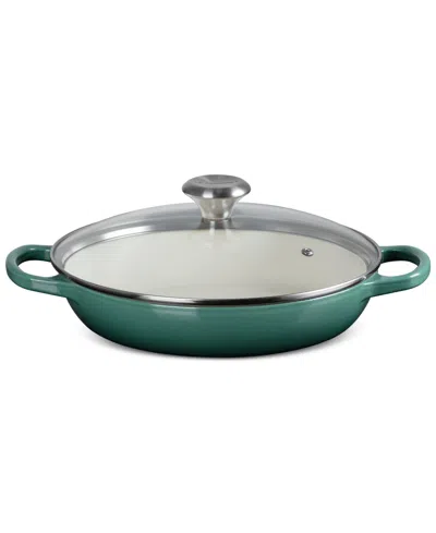 Le Creuset Enameled Cast Iron Signature Round 2.25-qt. Braiser With Glass Lid In Artichaut