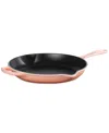Le Creuset 11.75" Enameled Cast Iron Skillet With Helper Handle In Peche