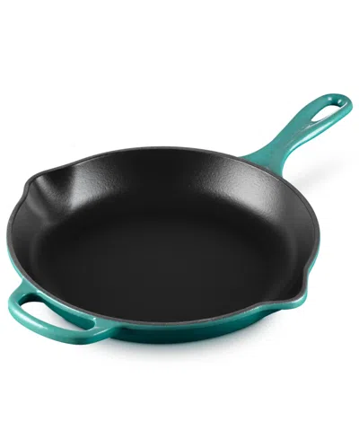 Le Creuset Enameled Cast Iron Skillet With Helper Handle, 11.75" In Blue